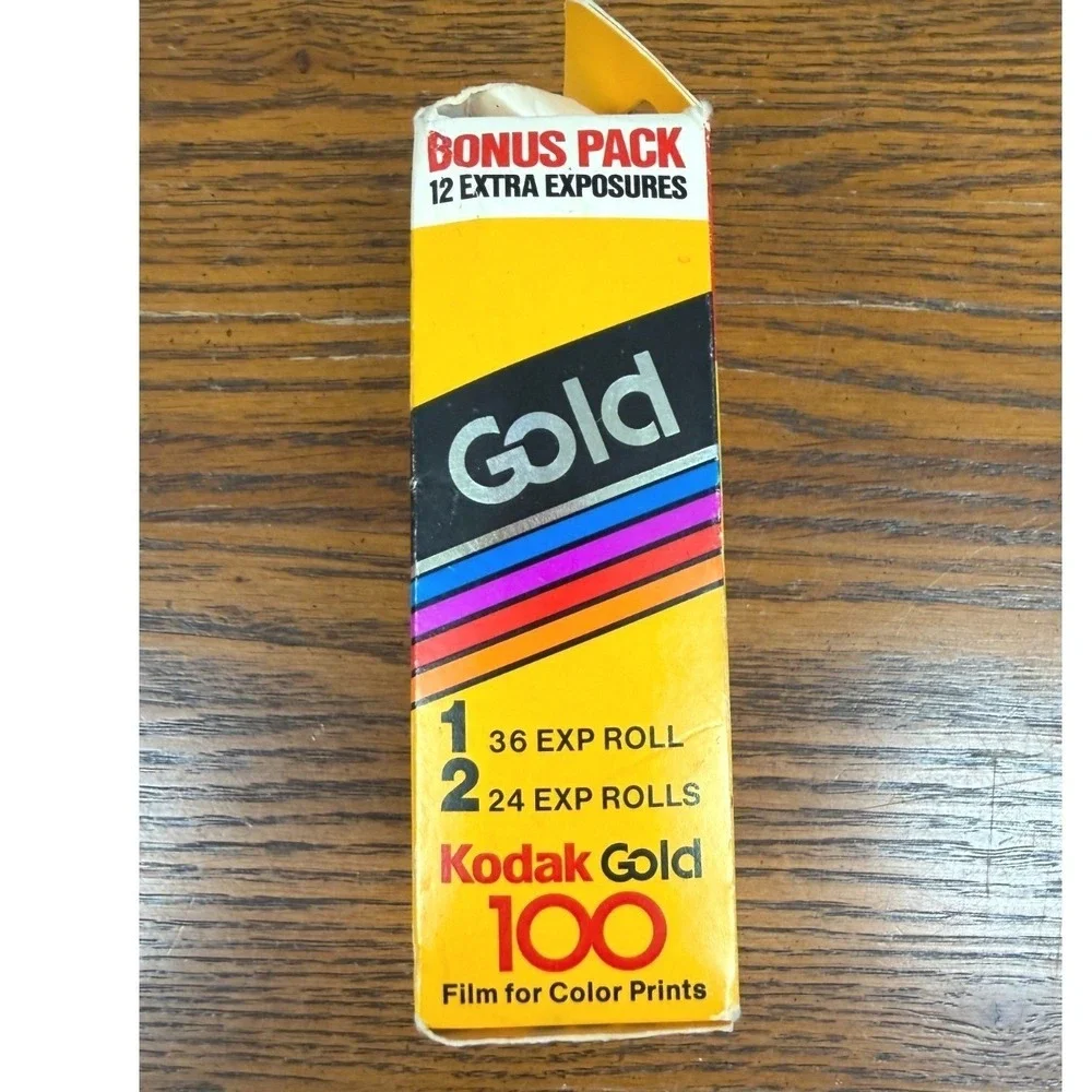 Kodak Gold 100 35mm Film 3 Pack Bonus 84 Exp Expired 1993 Vintage USA Made
